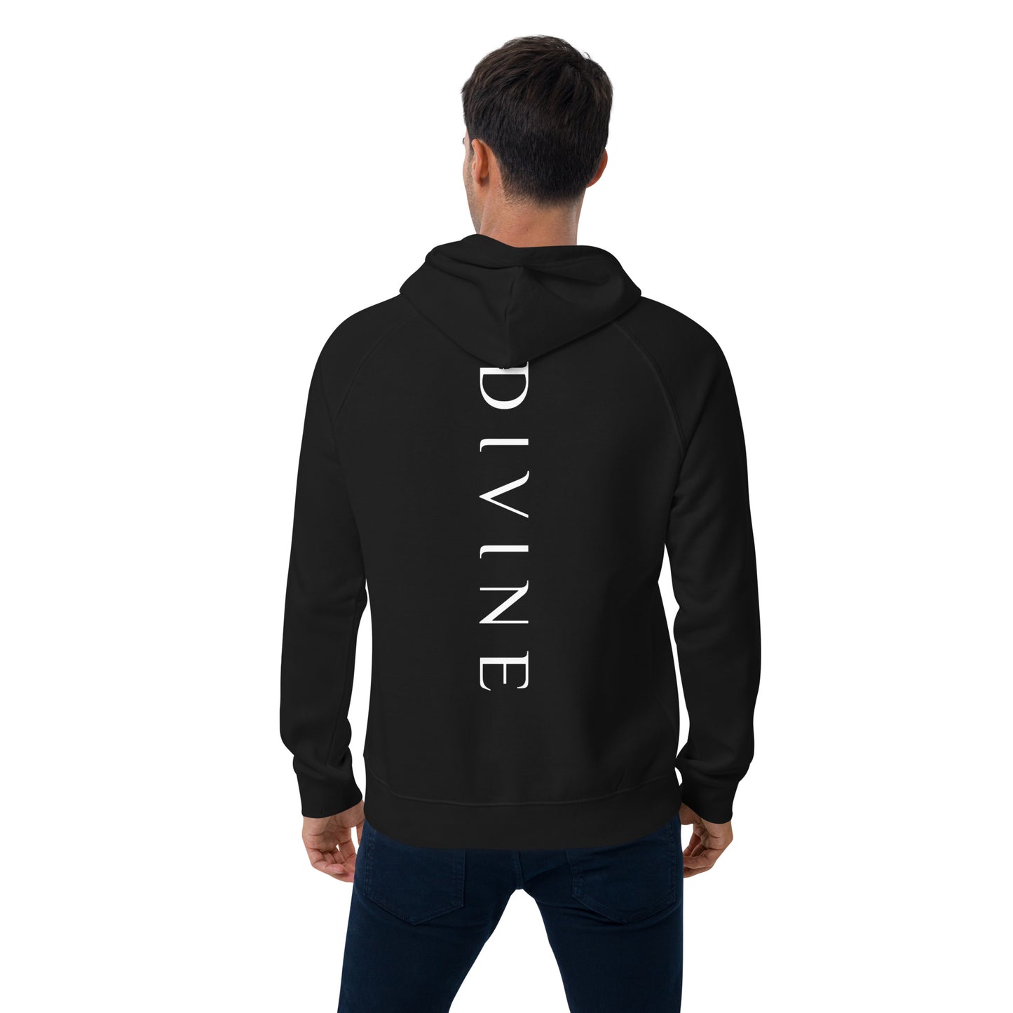 Divine Unisex eco raglan hoodie