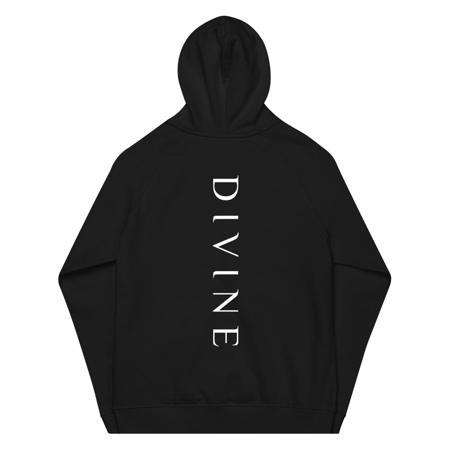 Divine Unisex eco raglan hoodie