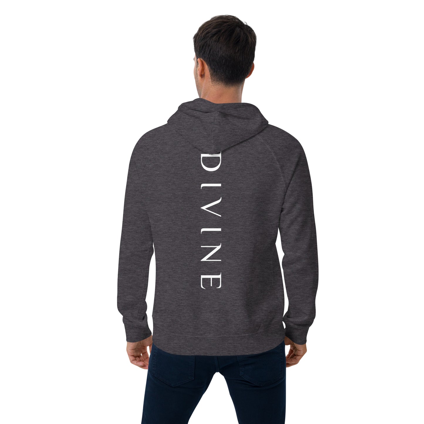 Divine Unisex eco raglan hoodie