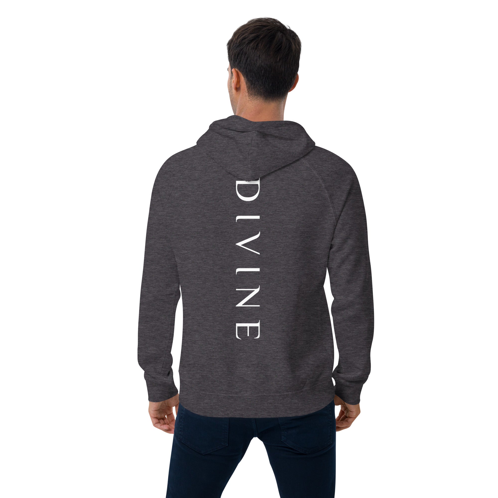Divine Unisex eco raglan hoodie