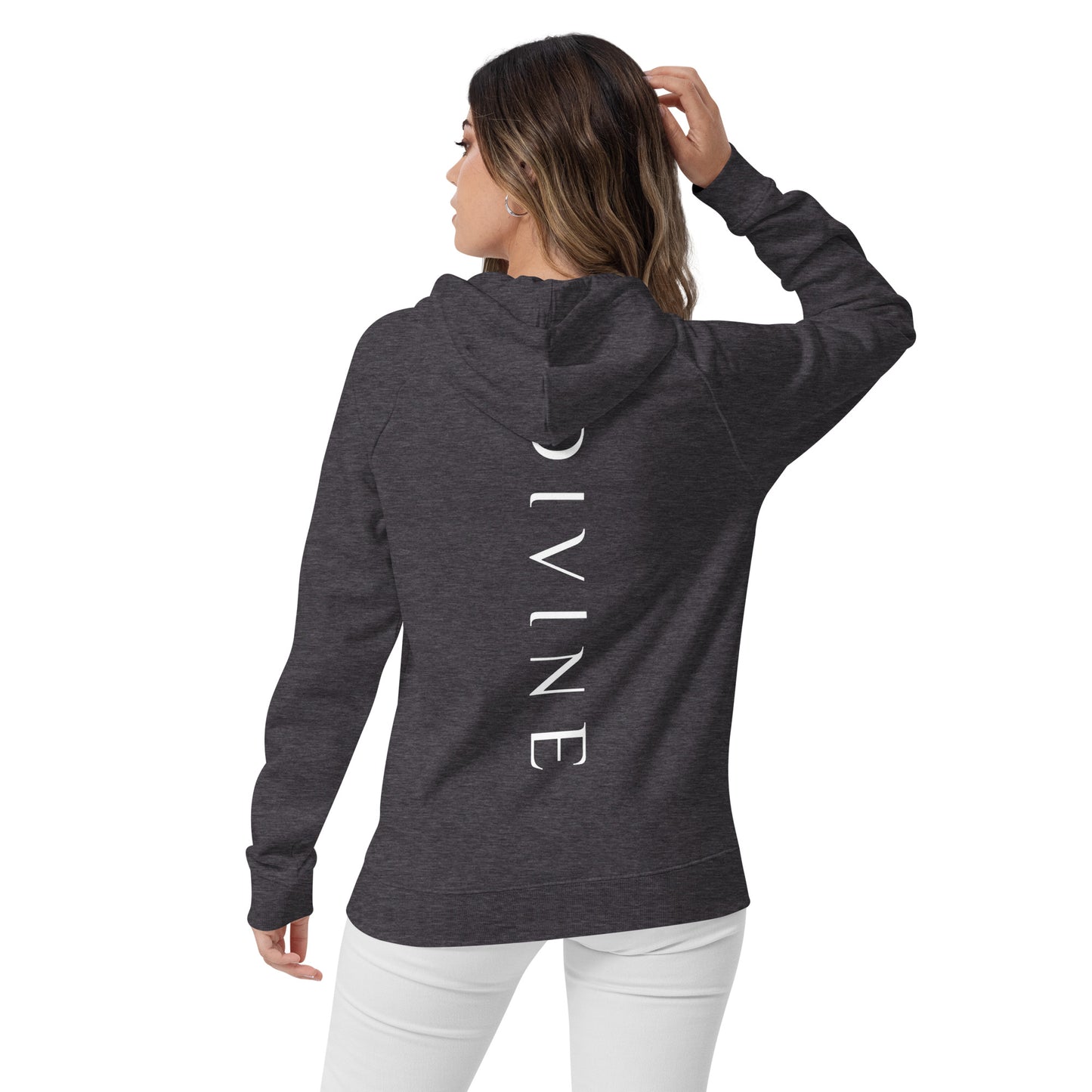 Divine Unisex eco raglan hoodie