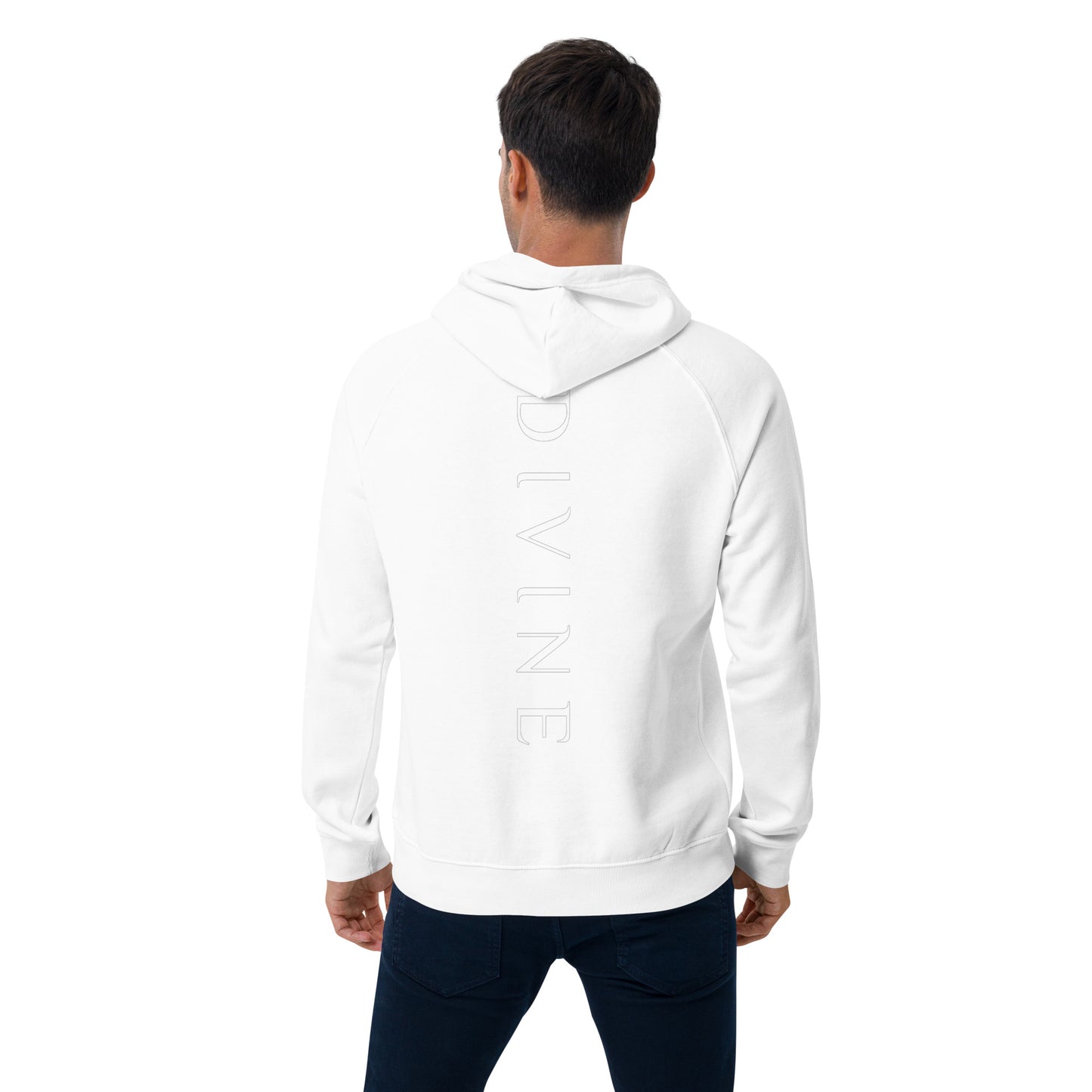 Divine Unisex eco raglan hoodie