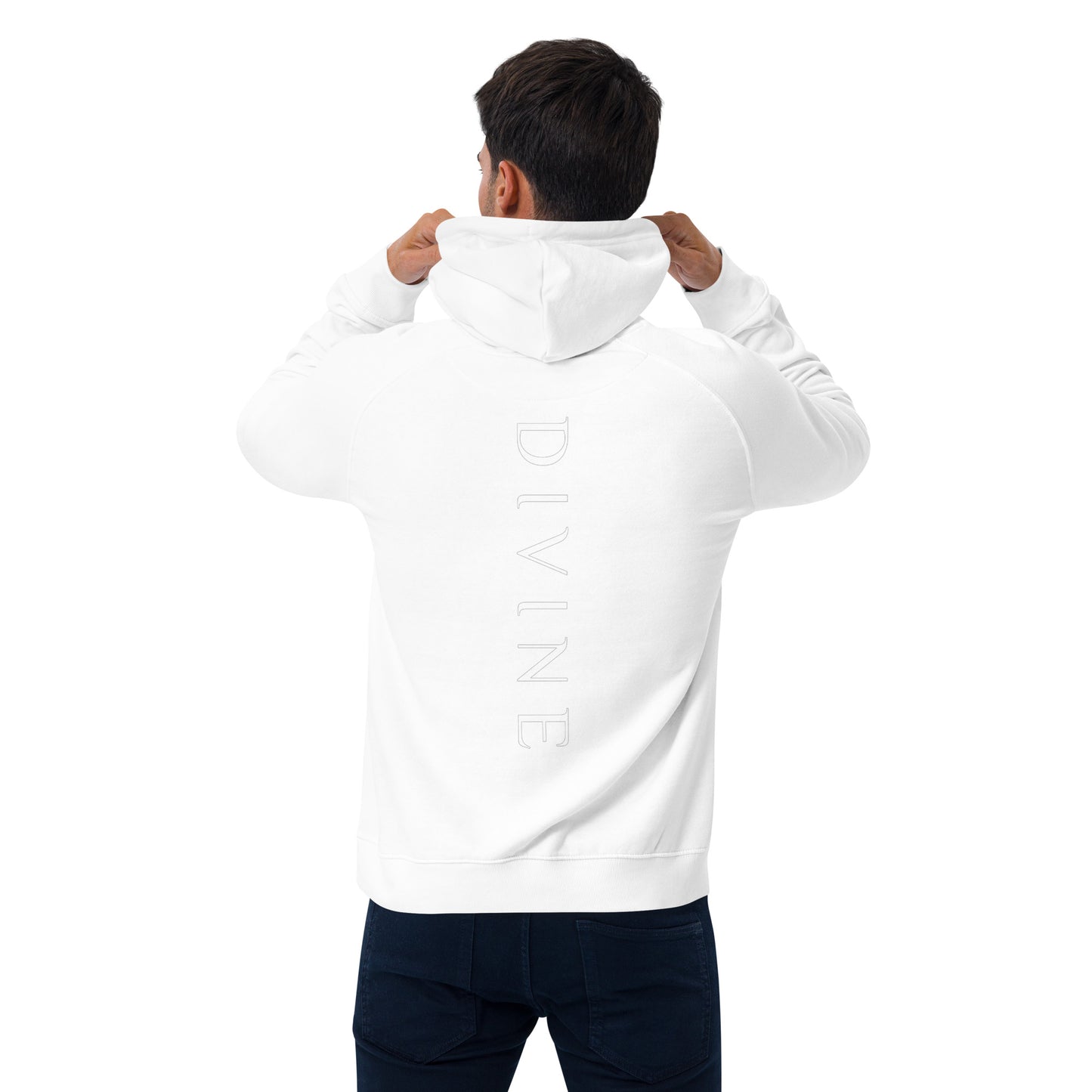 Divine Unisex eco raglan hoodie