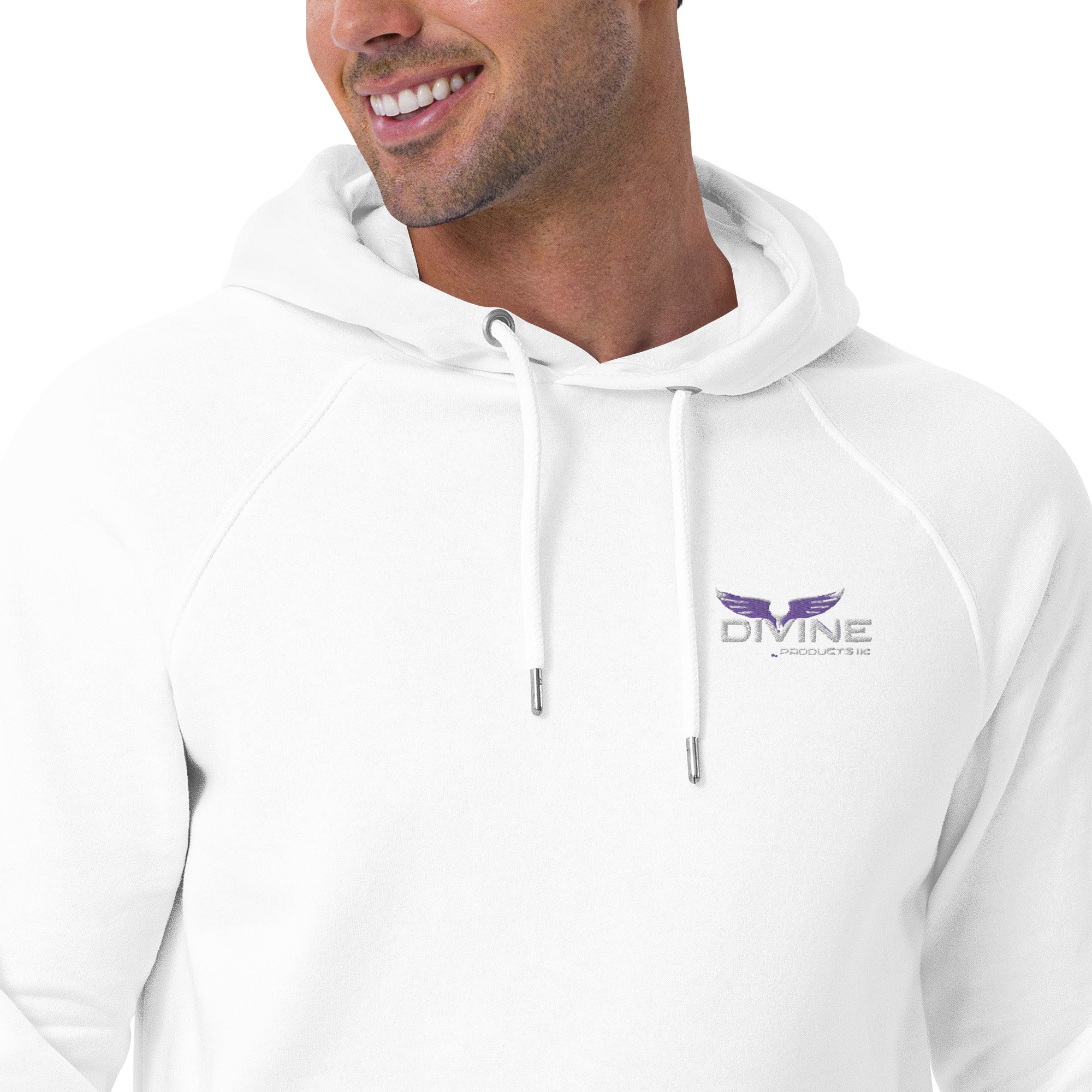 Divine Unisex eco raglan hoodie