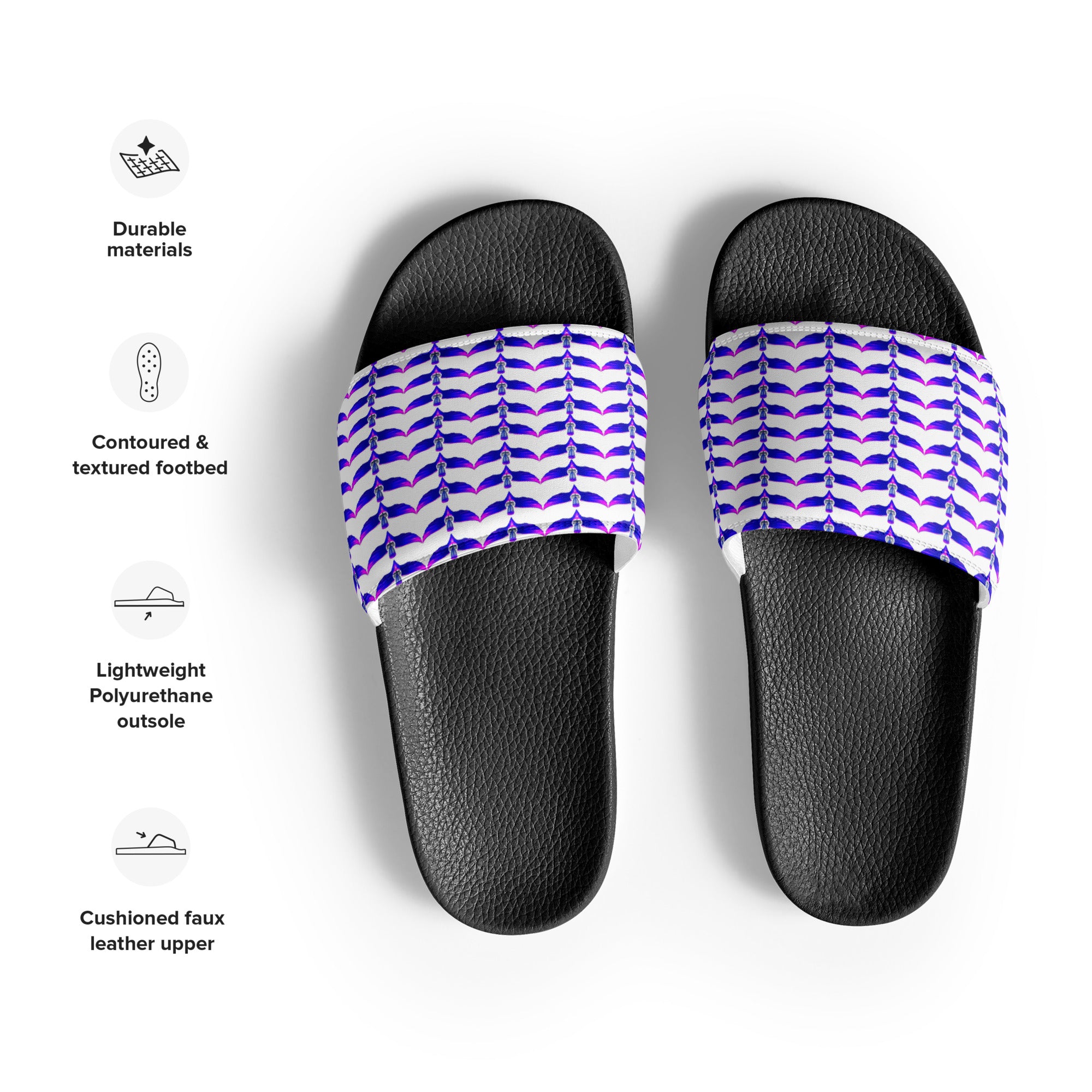 Divine Disc Golf Women's slides purple/white