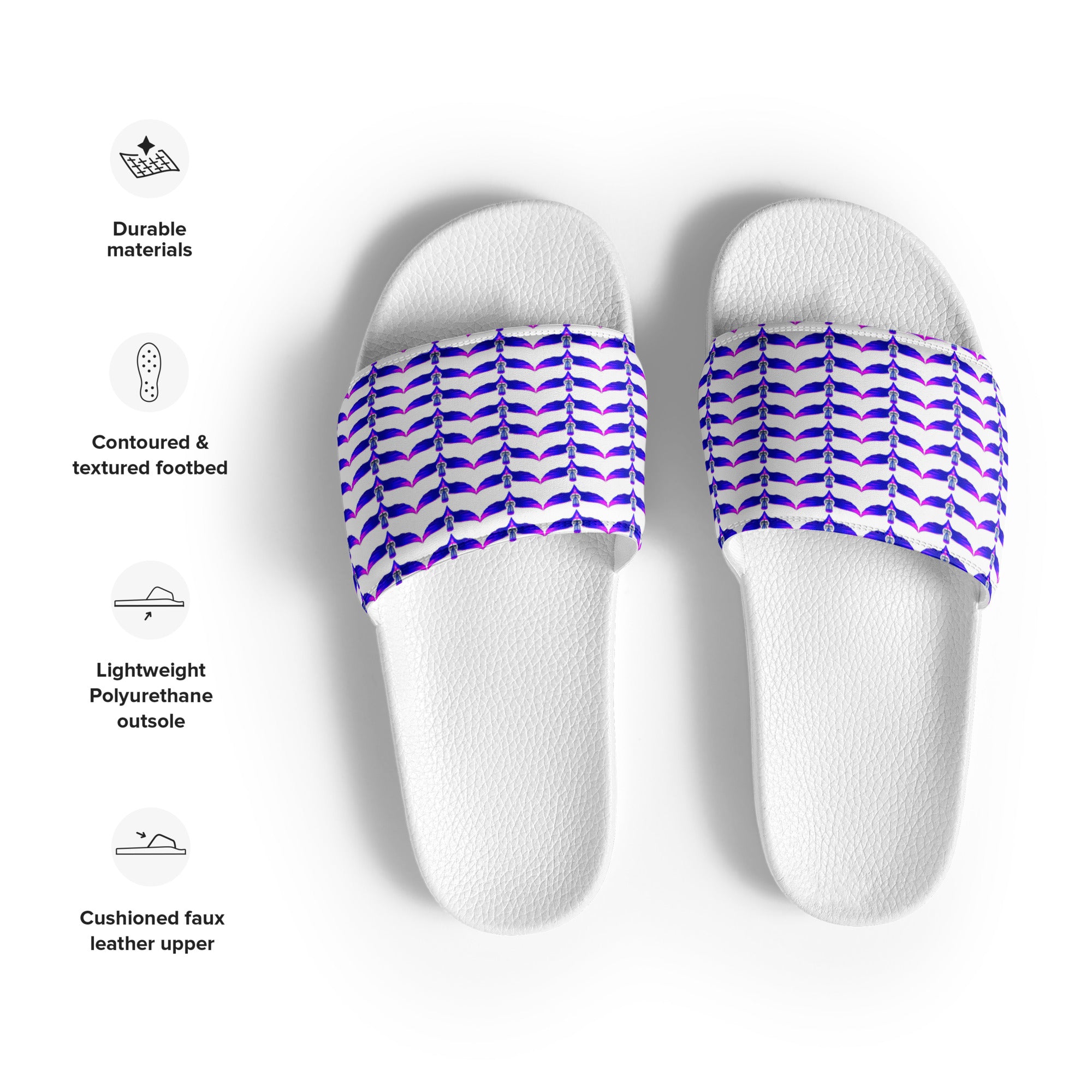 Divine Disc Golf Women's slides purple/white